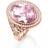 Thomas Sabo Glam & Soul Eternity Of Love Ring - Rose Gold/White/Pink