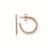 Thomas Sabo Glam & Soul Runda Earrings - Rose Gold/White