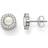 Thomas Sabo Pavé Earrings - Silver/Mother Of Pearl/White