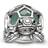 Thomas Sabo Turtle Bead Charm - Silver/Black/Aventurine