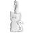 Thomas Sabo Charm Club Cat Charm - Silver/Transparent