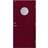 Diplomat Gullan Ytterdörr Klarglas S 5040-R H (100x210cm)