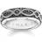 Thomas Sabo Love Knot Band Ring - Silver/Black