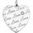 Thomas Sabo Love Charm Pendant - Silver/White