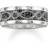 Thomas Sabo Love Knot Band Ring - Silver/Black