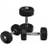 Master Fitness Rubberized Premium Dumbbell 22.5kg