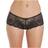 Camille Vibrant Floral Lace Boxer Short 2-pack - Black