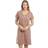 Camille Multi Coloured Polka Dot Light Cotton Nightdress - Brown