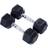 Homcom Rubber Hexagonal Dumbbells 2x5kg
