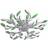 vidaXL With Green & White Acrylic Sheet 5 Ceiling Lamp