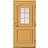 Leksandsdörren Sollerö Ytterdörr Cotswoldglas S 2040-Y20R V (100x200cm)