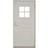 Leksandsdörren Rosen Ytterdörr Klarglas S 0502-Y50R H (90x210cm)