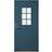 Leksandsdörren Västanvik Ytterdörr Cotswoldglas S 6020-B V (90x200cm)