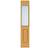 Leksandsdörren Hjortnäs Sidoljus Cotswoldglas S 2040-Y20R V (40x200cm)