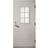 Leksandsdörren Västanvik Ytterdörr Cotswoldglas S 0502-Y50R V (90x200cm)