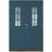 Leksandsdörren Västanvik Ytterdörr Cotswoldglas S 6020-B V (140x210cm)