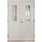 Leksandsdörren Solberga Ytterdörr Cotswoldglas S 0502-Y50R V (130x210cm)