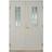 Leksandsdörren Västanvik Ytterdörr Cotswoldglas S 0502-Y50R V (140x200cm)