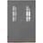 Leksandsdörren Solberga Ytterdörr Cotswoldglas S 6000-N V (150x210cm)