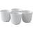 Royal Copenhagen White Fluted Krus 26cl 4stk
