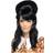 Smiffys 60-tals Beehive Svart Peruk