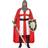 Smiffys St George Hero Costume Red & White