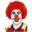 Smiffys Red Crazy Clown Wig