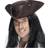 Smiffys Pirate Tricorn Hat Brown