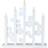 Star Trading Snowfall 658-00 Adventsljusstake 46cm