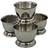 Zodiac Sunnex Stainless Steel Set of 4 Egg Serving Cup Cups Egg Cup