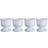 Tala Chef Aid 4-Piece Plastic Egg Cup Set, White Egg Cup 4pcs