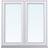 SP Fönster Balans F2 17-08 Aluminium Vridfönster 3-glasfönster 170x80cm