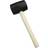 Silverline HA73 Black Rubber Rubber Hammer