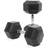 Body Power Rubber Hex Dumbbells 2x30kg