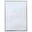 Elitfönster Original Aluminium Fast fönster 3-glasfönster 50x120cm