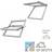 Velux GPU0066 MK06 S7 Komfort Energi Everfinish Aluminium Roof Window Triple-Pane