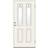 Swedoor Delius Ytterdörr Dekorglas S 4050-Y80R V (90x210cm)