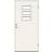 Swedoor Caribbean Ytterdörr Klarglas S 0502-Y H (90x210cm)
