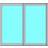 Novoroom 1655-1690mm Original RV Aluminium Skjutfönster 1-glasfönster 165x169cm
