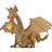 Papo Gold Dragon with Flame 39095