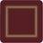 Pimpernel Classic Burgundy Coaster 6pcs