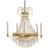Ellos Empire Gold/Transparent Pendellampa ∅ 54cm