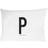Design Letters P Örngott Vit (70x50cm)