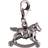 Da Capo Rocking Horse Charm - Silver