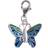 Da Capo Butterfly Charm - Silver/Green/Blue