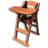 Safetots Putaway Folding Wooden Highchair