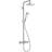 Hansgrohe Select E 180 Showerpipe 2jet EcoSmart Krom, Vit