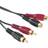 Hama 1 Star Gold 2RCA - 2RCA MF 2m