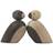 Kay Bojesen Pair of Sparrows Figurine 6cm 2pcs