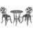 vidaXL 42164 Caféset, 1 Bord inkl. 2 Stolar